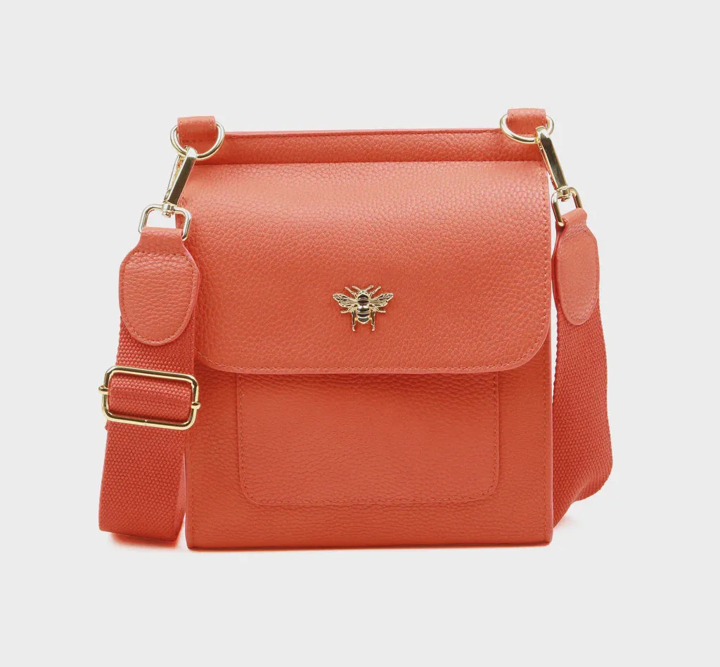 Orange Bloomsbury Messenger Cross Body Bag