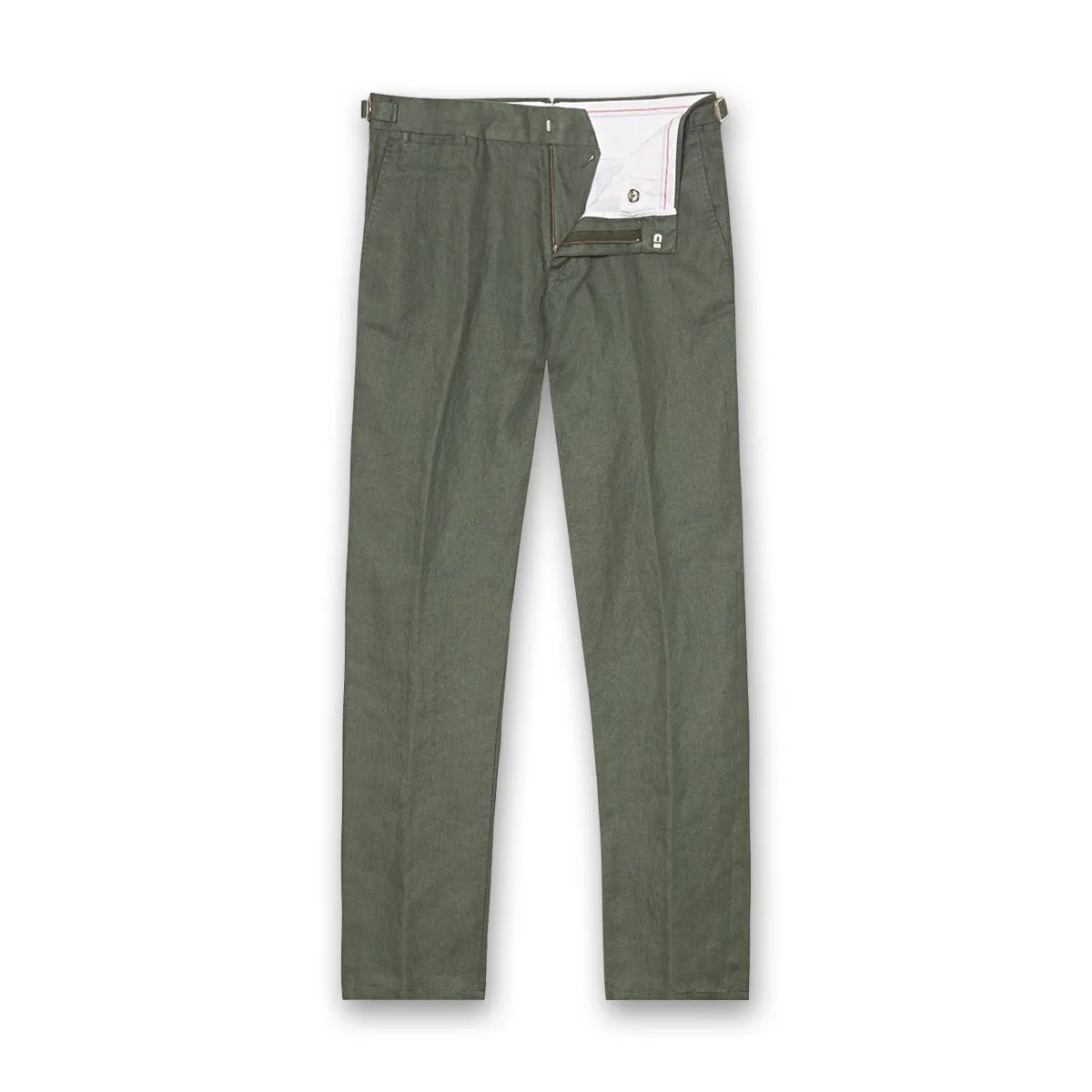 Orlebar Brown - Griffon Linen Trousers in Light Kombu