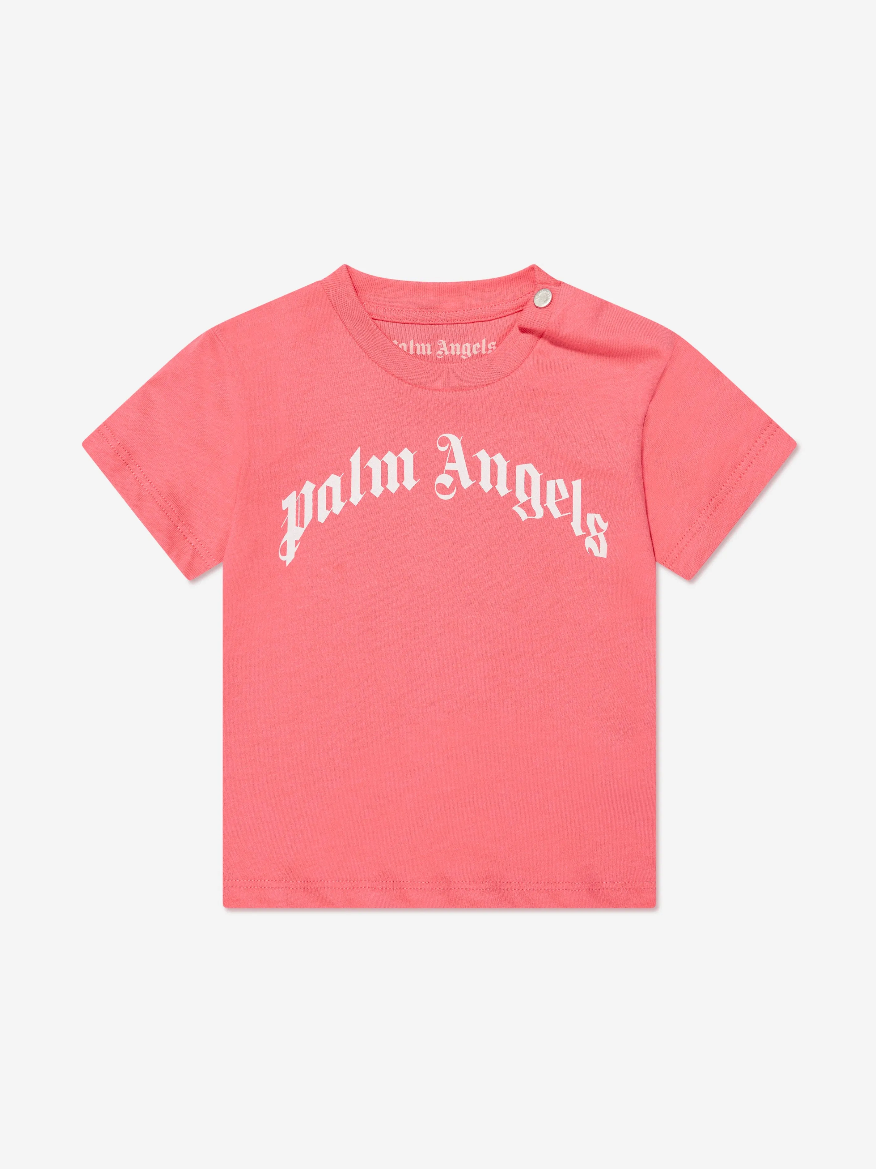 Palm Angels Baby Girls PA 3 Pack T-Shirt Set in Pink