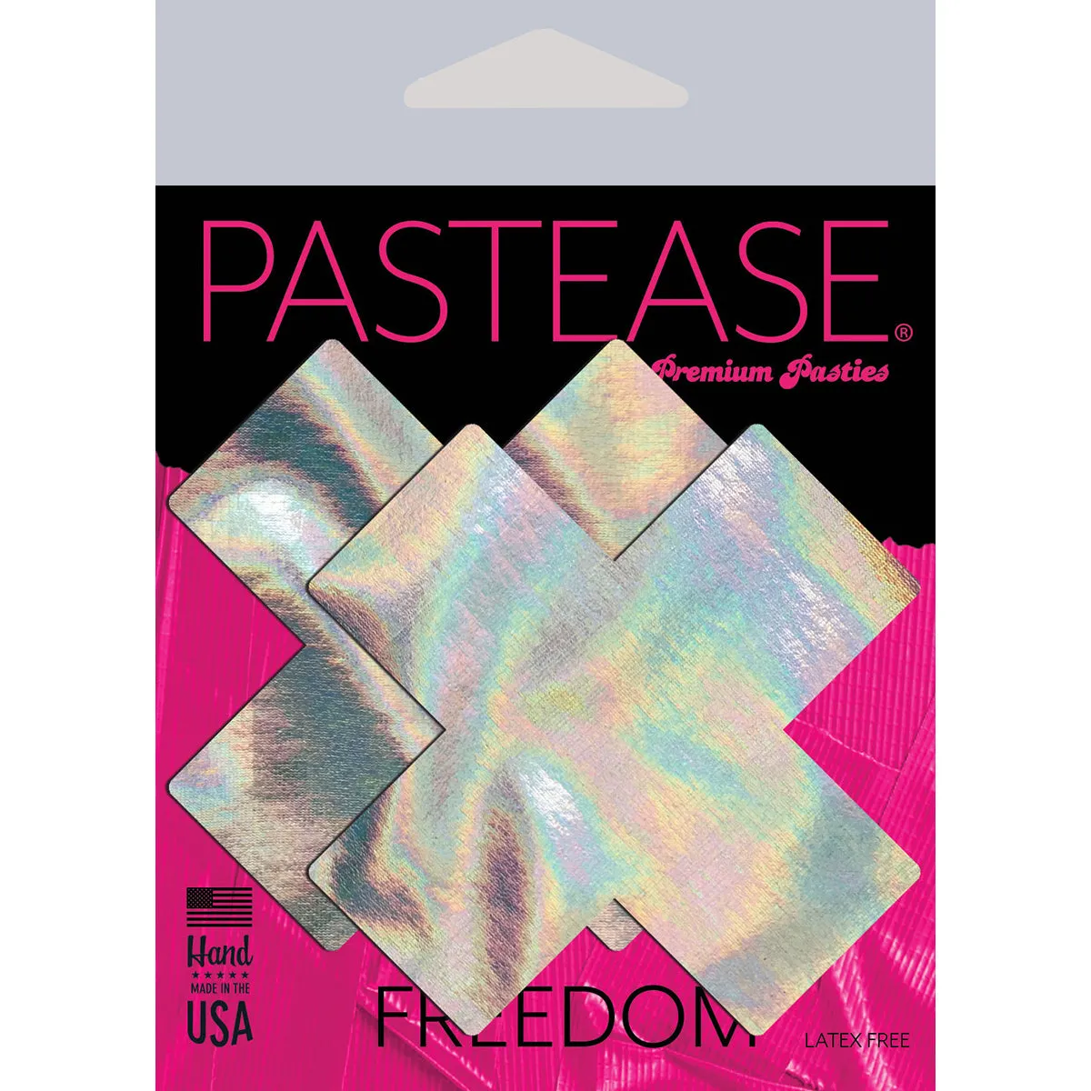 Pastease Silver Hologram Crosses