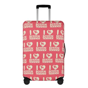 Pearl - Luggage Cover for Boston Terrier lovers