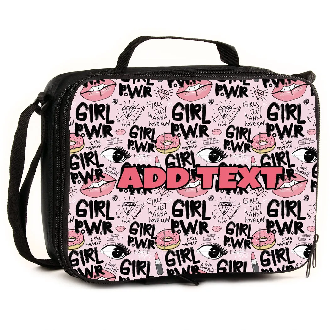 Personalized Backpacks, Lunch Bags, Duffel Bags, or Water Bottles with Full-Color - Girl Power