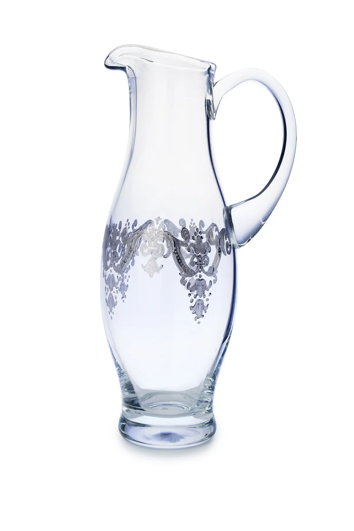 Pitcher with Sterling Silver Artwork