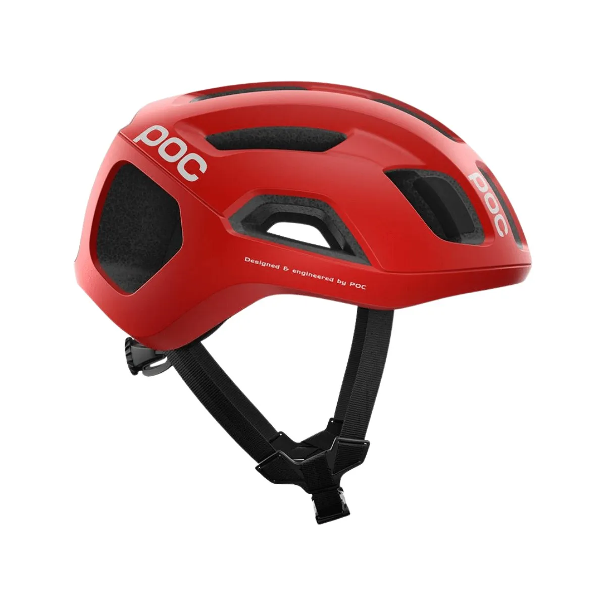 POC Ventral Air Mips Helmet Matte Red Matte Black