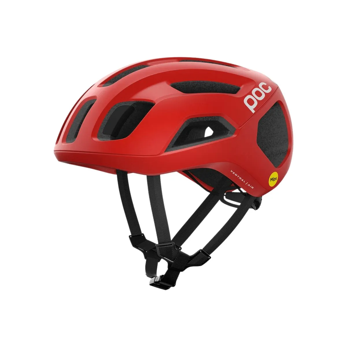 POC Ventral Air Mips Helmet Matte Red Matte Black