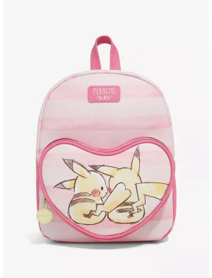 Pokemon Mini Backpack Pikachu Love Bioworld