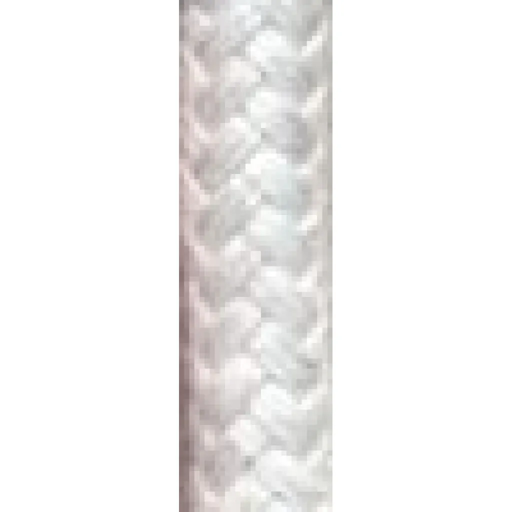 Polyester Braid - 3/8" Solid White $/FT