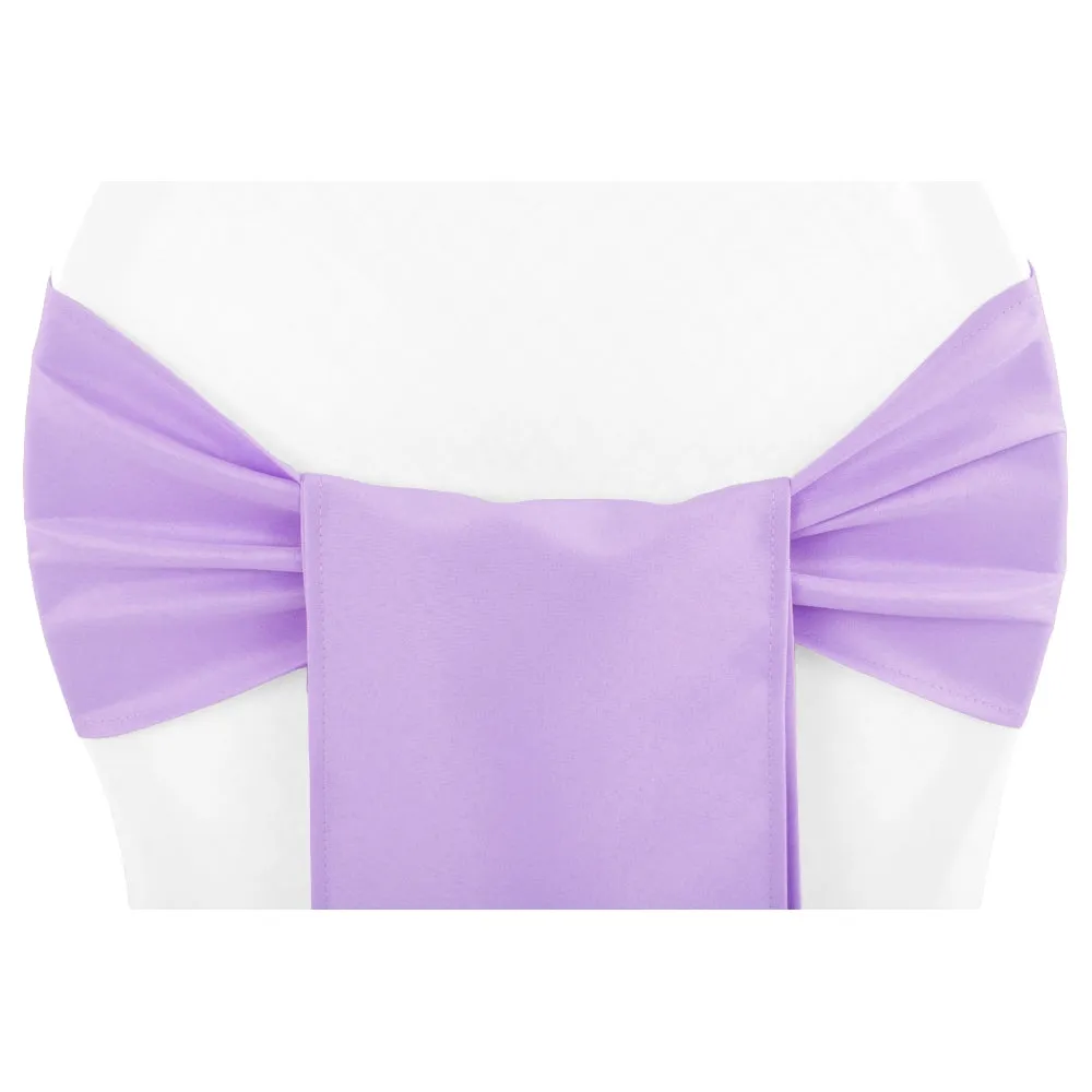 Polyester Chair Sash/Tie - Lavender