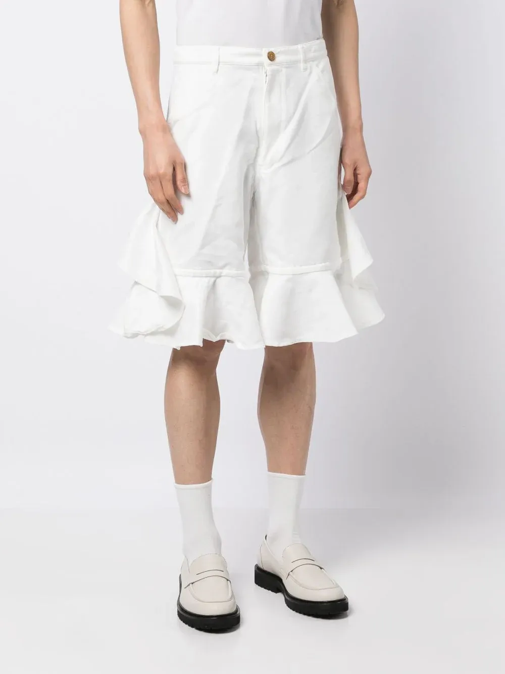 Polyester Serge Shorts