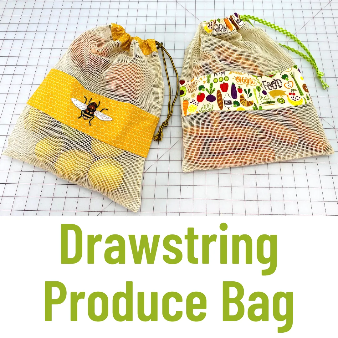 Produce / Project Bag Sewing Pattern : Digital Download