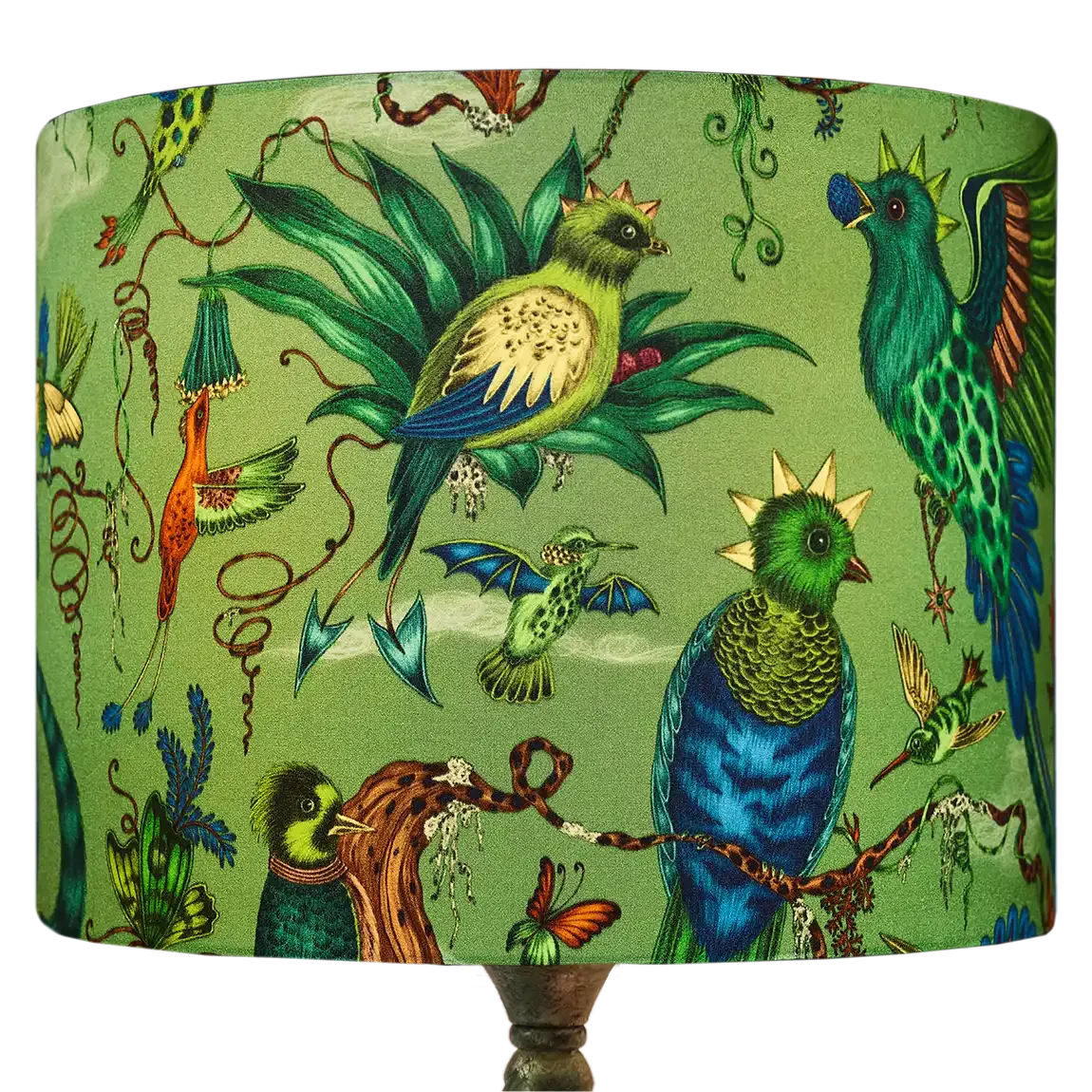 Quetzal Silk Lampshade - Large