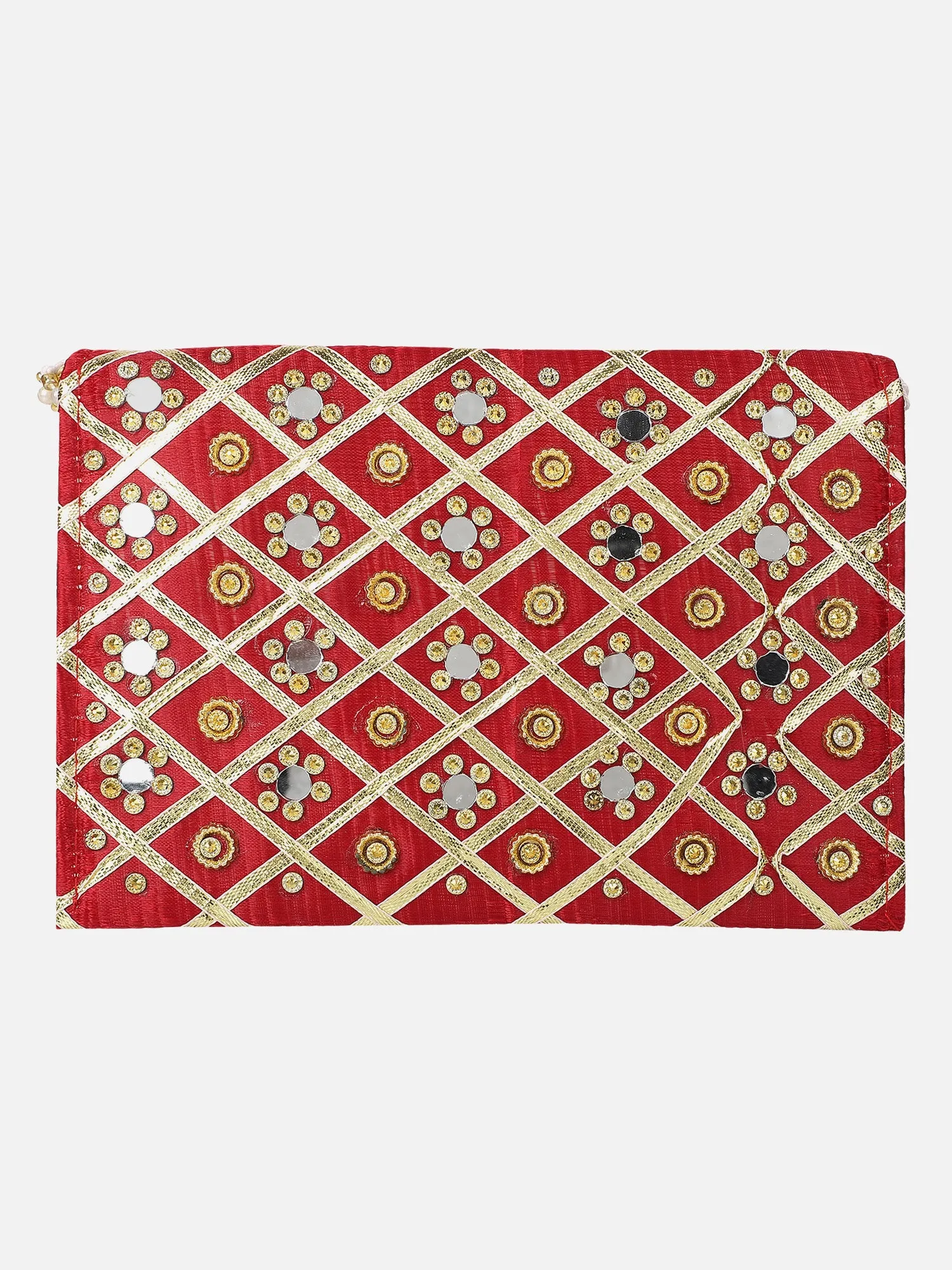 Red sling envelope sling bag