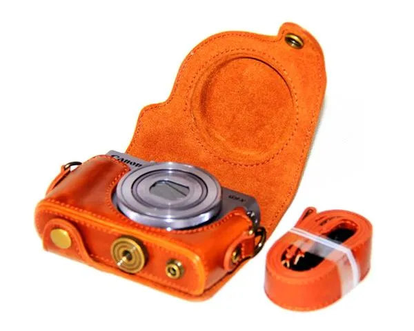 Retro Canon PowerShot G9 X Leather Camera Case