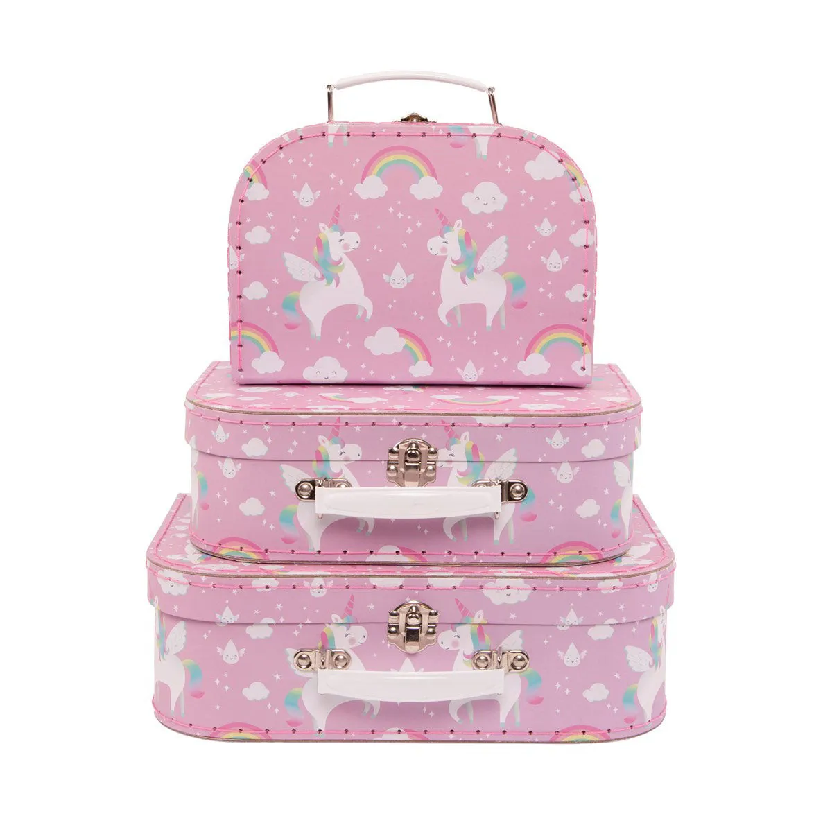 RJB Stone Rainbow Unicorn Suitcase