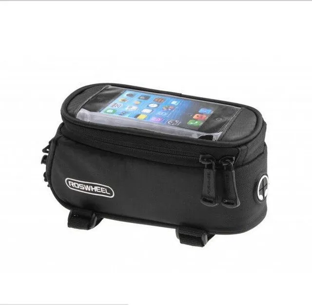 ROSWHEEL BICYCLE BAGS CYCLING BIKE FRAME IPHONE BAGS HOLDER PANNIER MOBILE PHONE BAG CASE POUCH