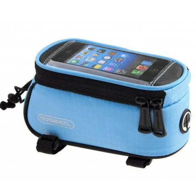 ROSWHEEL BICYCLE BAGS CYCLING BIKE FRAME IPHONE BAGS HOLDER PANNIER MOBILE PHONE BAG CASE POUCH