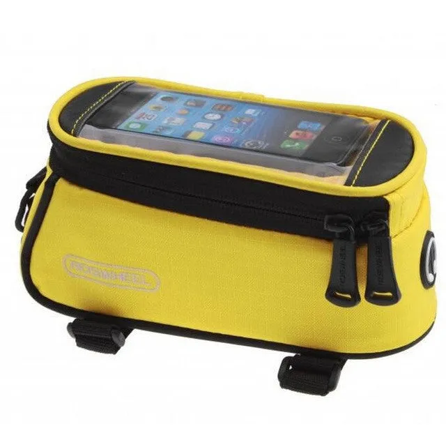 ROSWHEEL BICYCLE BAGS CYCLING BIKE FRAME IPHONE BAGS HOLDER PANNIER MOBILE PHONE BAG CASE POUCH