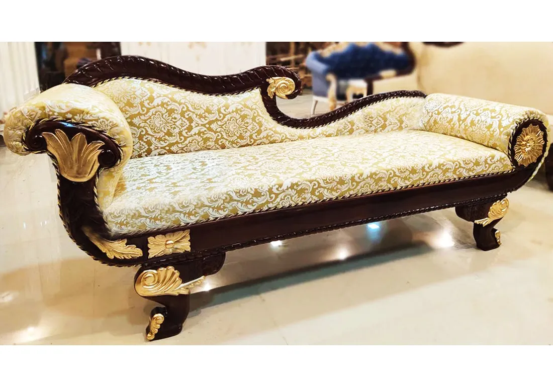 Royal Handmade Wooden Chaise Lounge