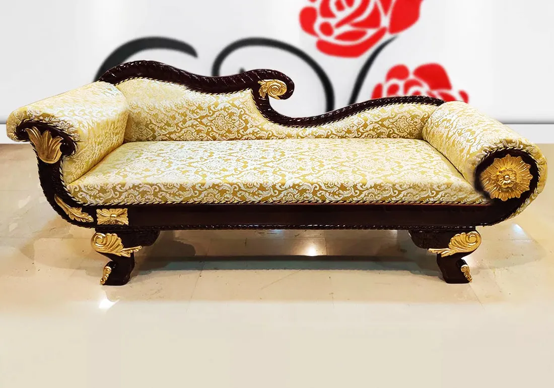 Royal Handmade Wooden Chaise Lounge