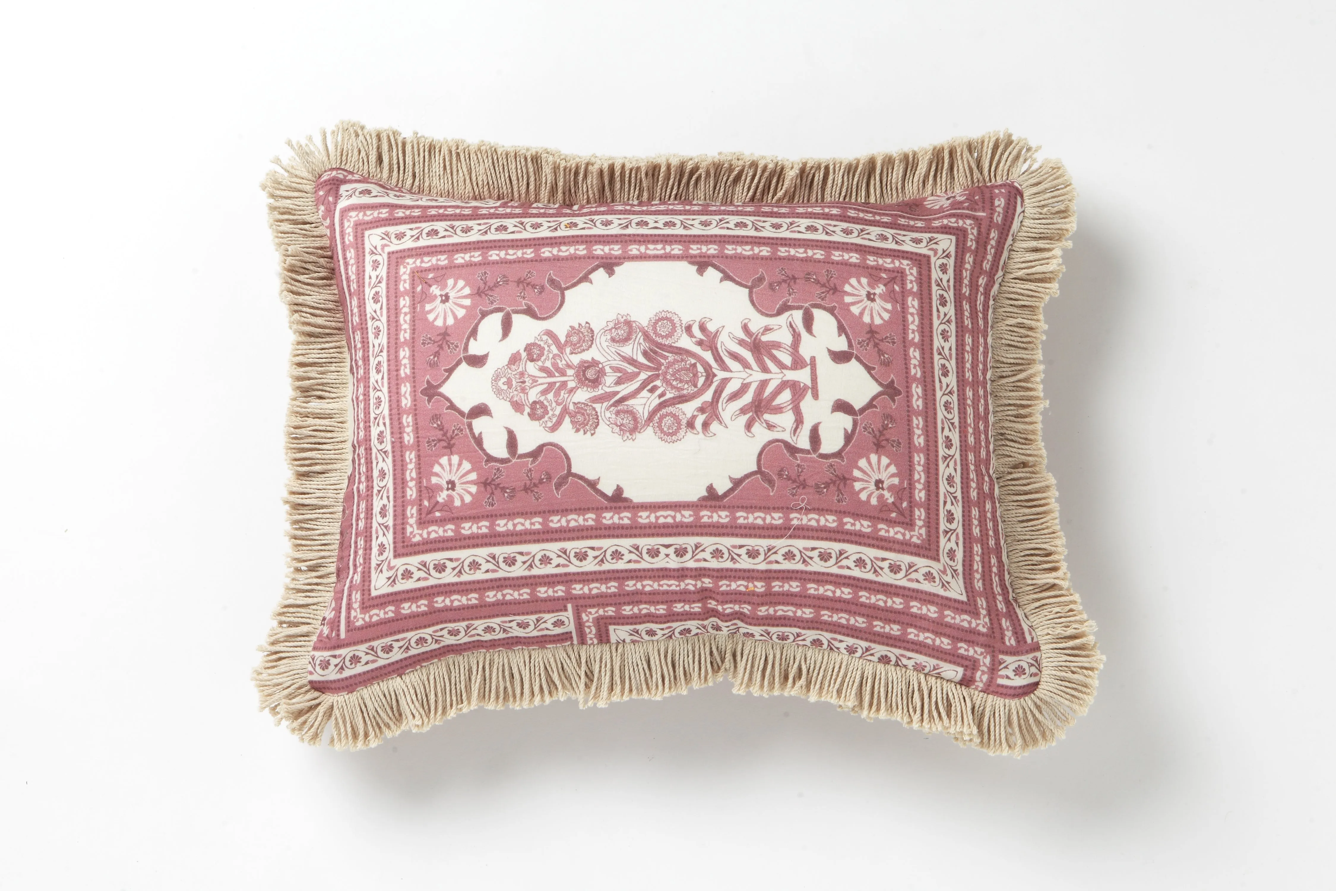 RUBY Red Throw Pillow