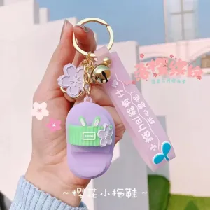 SAKURA SLIPPER KEYCHAIN