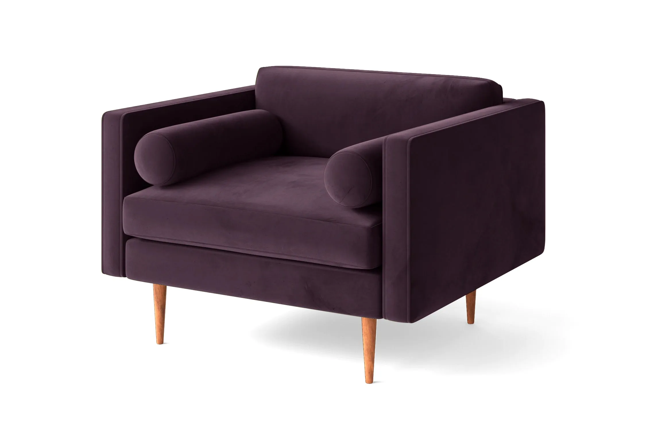 Salerno Armchair Purple Velvet