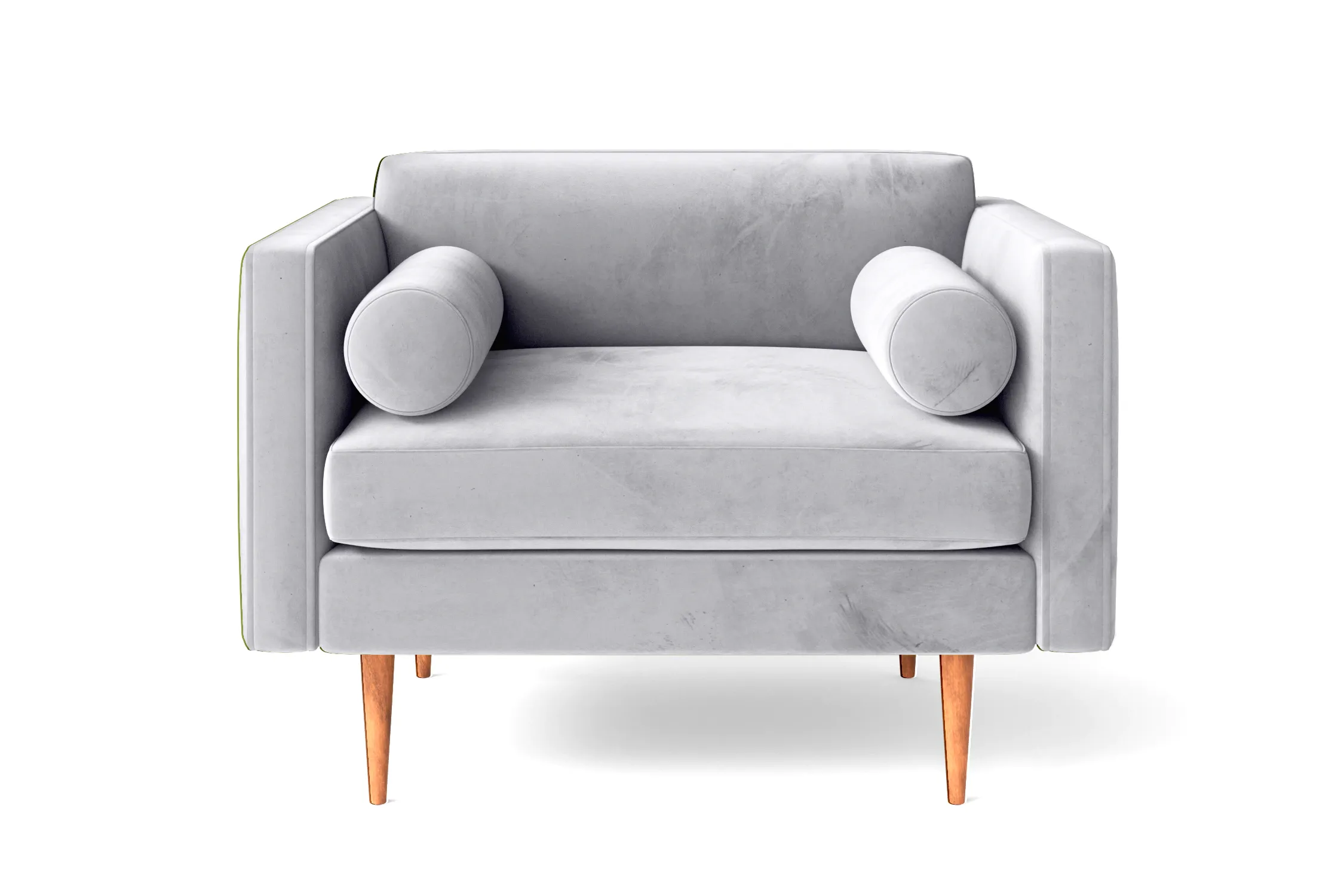 Salerno Armchair Silver Velvet