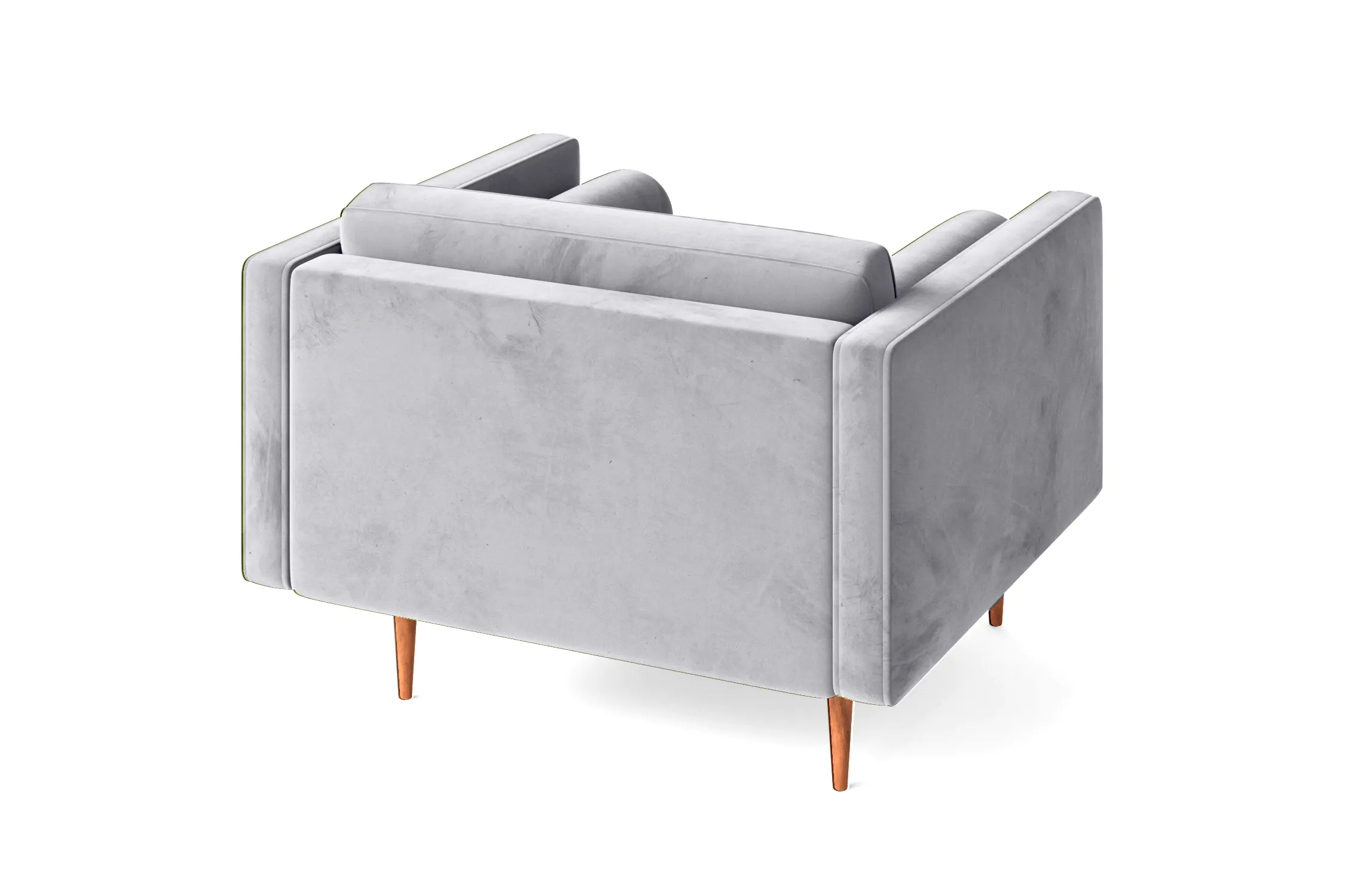 Salerno Armchair Silver Velvet