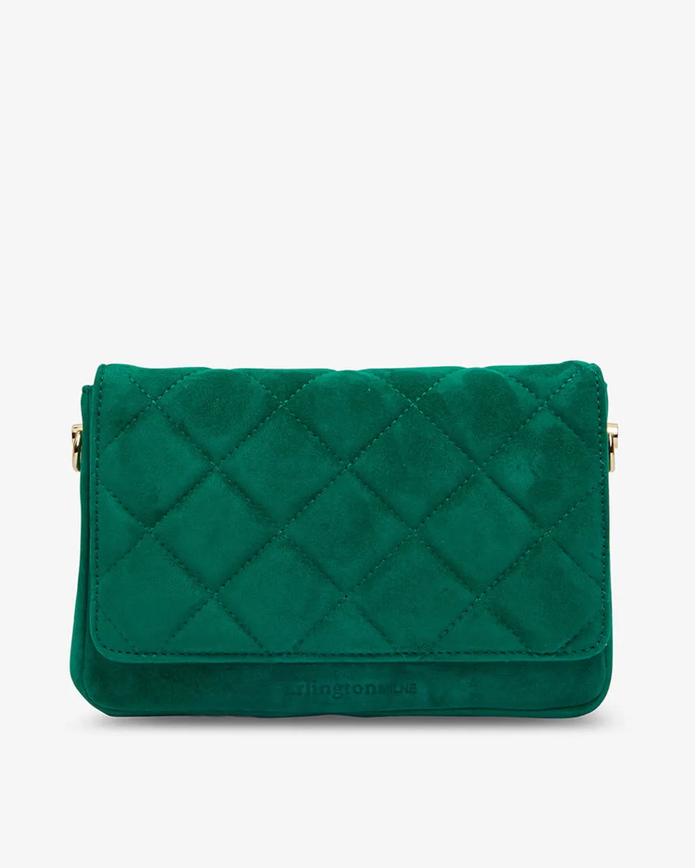 Sarah Crossbody - Emerald Suede