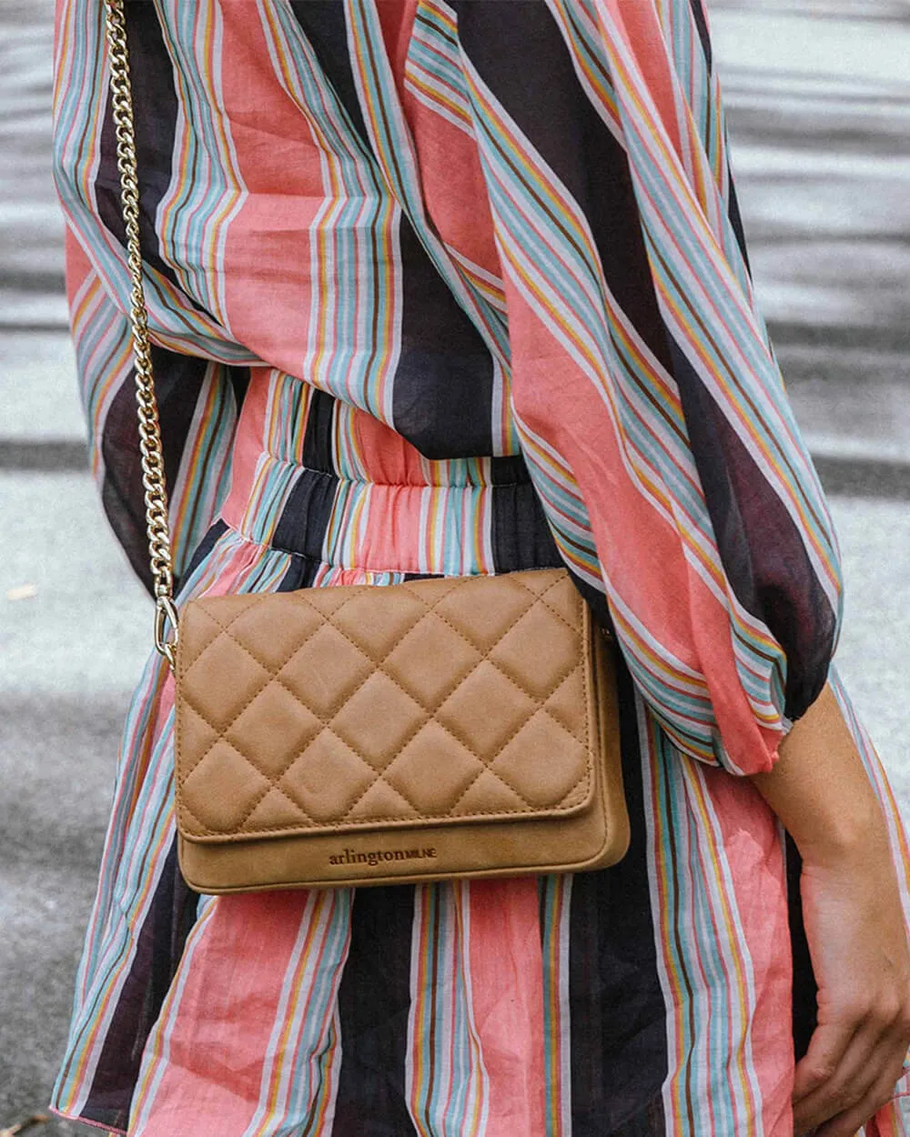 Sarah Crossbody - Vintage Tan