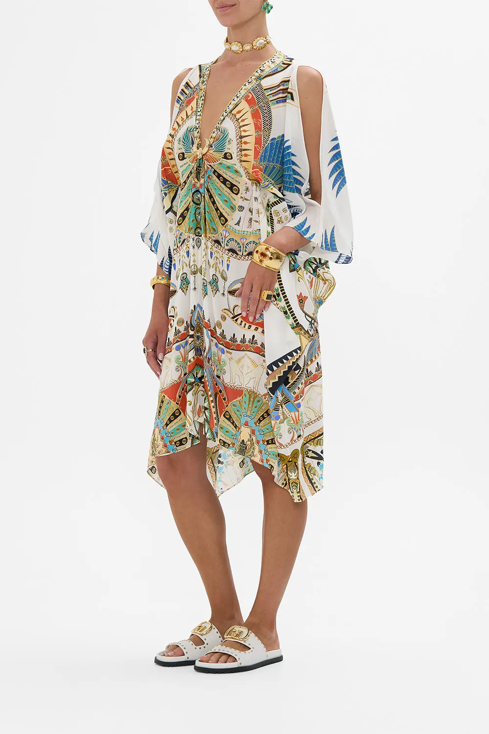 SHORT KAFTAN WITH HARDWARE VALLEY OF THE QUEENS