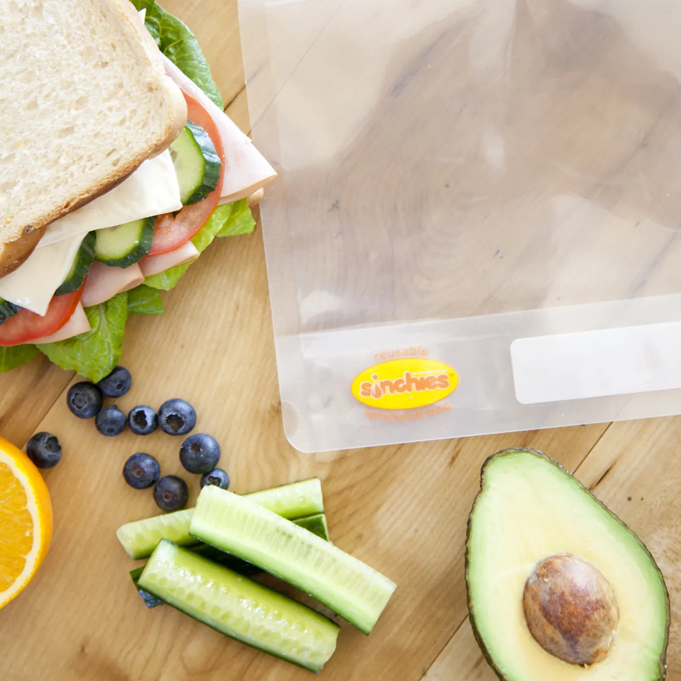 Sinchies Reusable Sandwich Bags - Plain