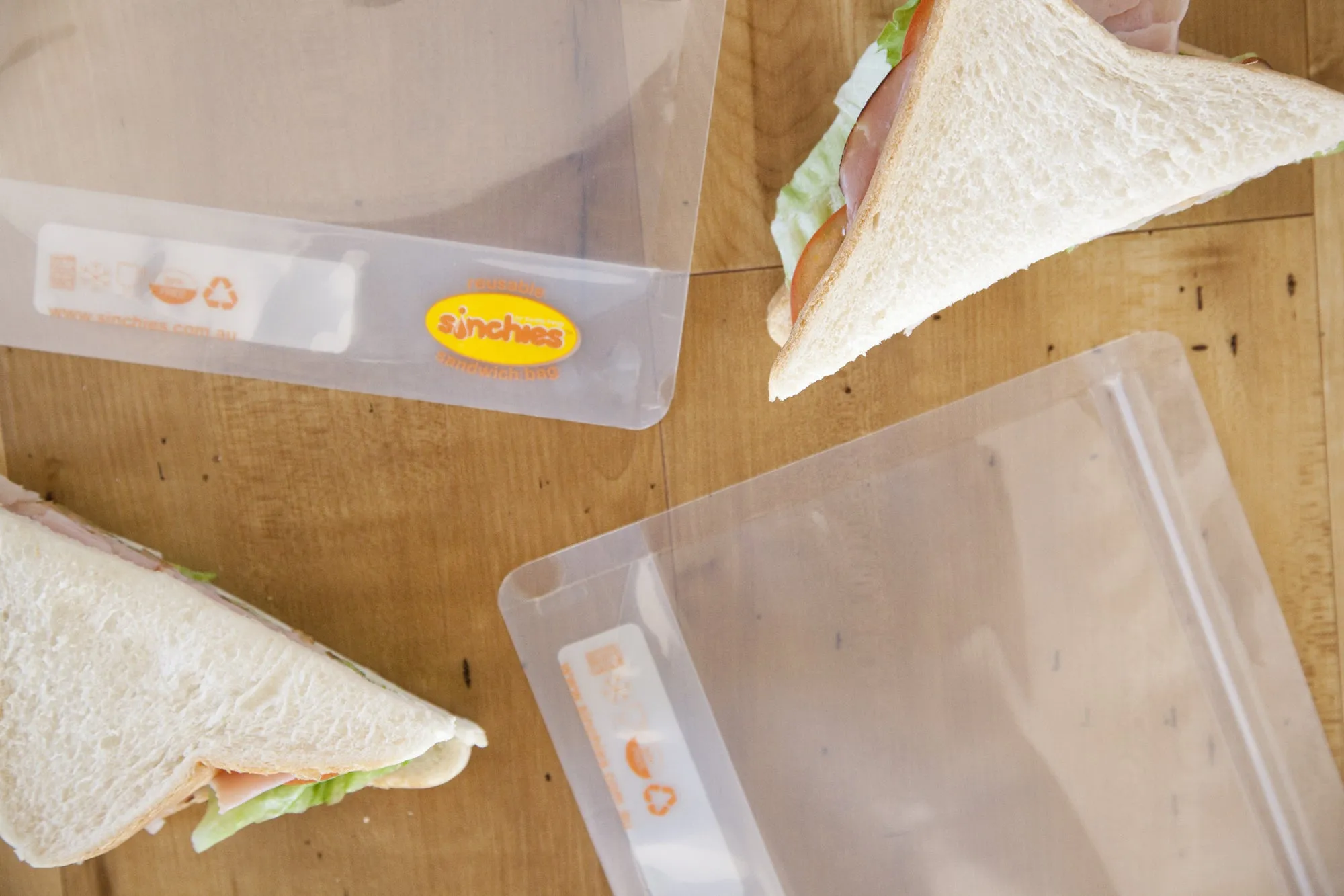 Sinchies Reusable Sandwich Bags - Plain