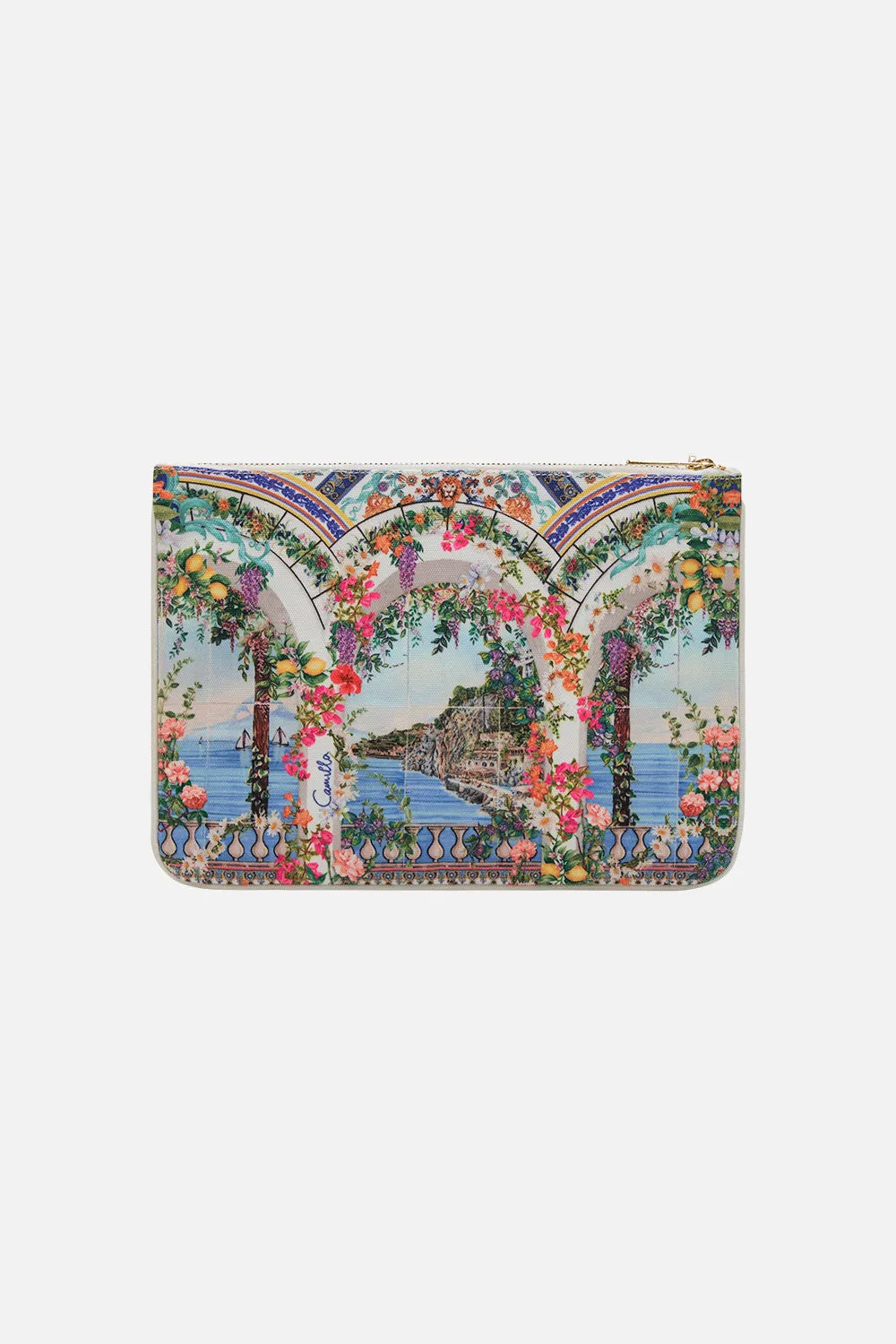 SMALL CANVAS CLUTCH AMALFI AMORE