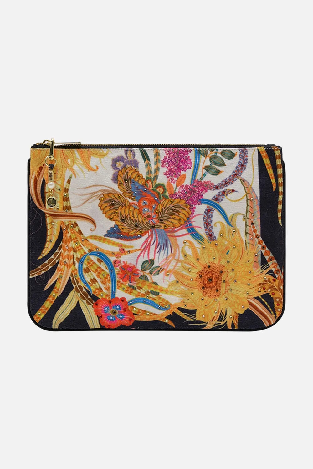 SMALL CANVAS CLUTCH SUNFLOWERS ON MY MIND