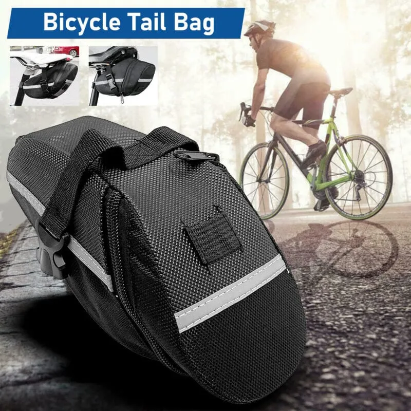 SMAXPro™ Waterproof Bicycle Tail Bag: Bike Saddle, Under-Seat Storage Pouch