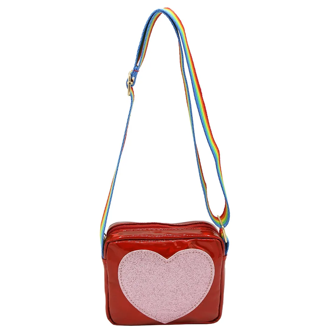 Sparkle Sisters Girls Heart Crossbody Bag - Multiple Colors