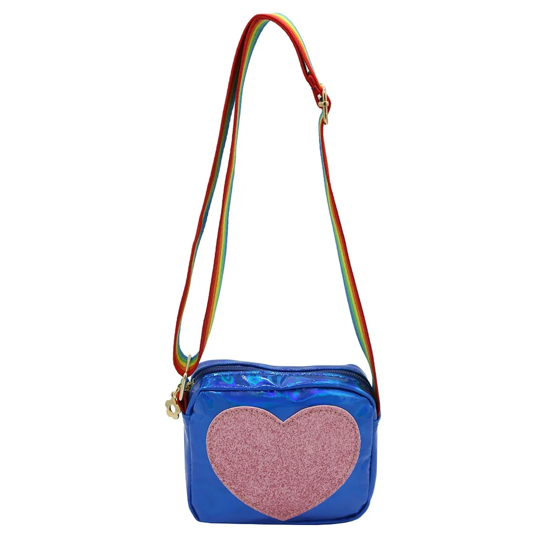 Sparkle Sisters Girls Heart Crossbody Bag - Multiple Colors