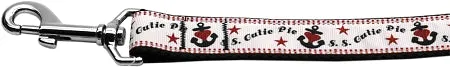 S.s. Cutie Nylon Dog Leash 3-8 Inch Wide 6ft Long