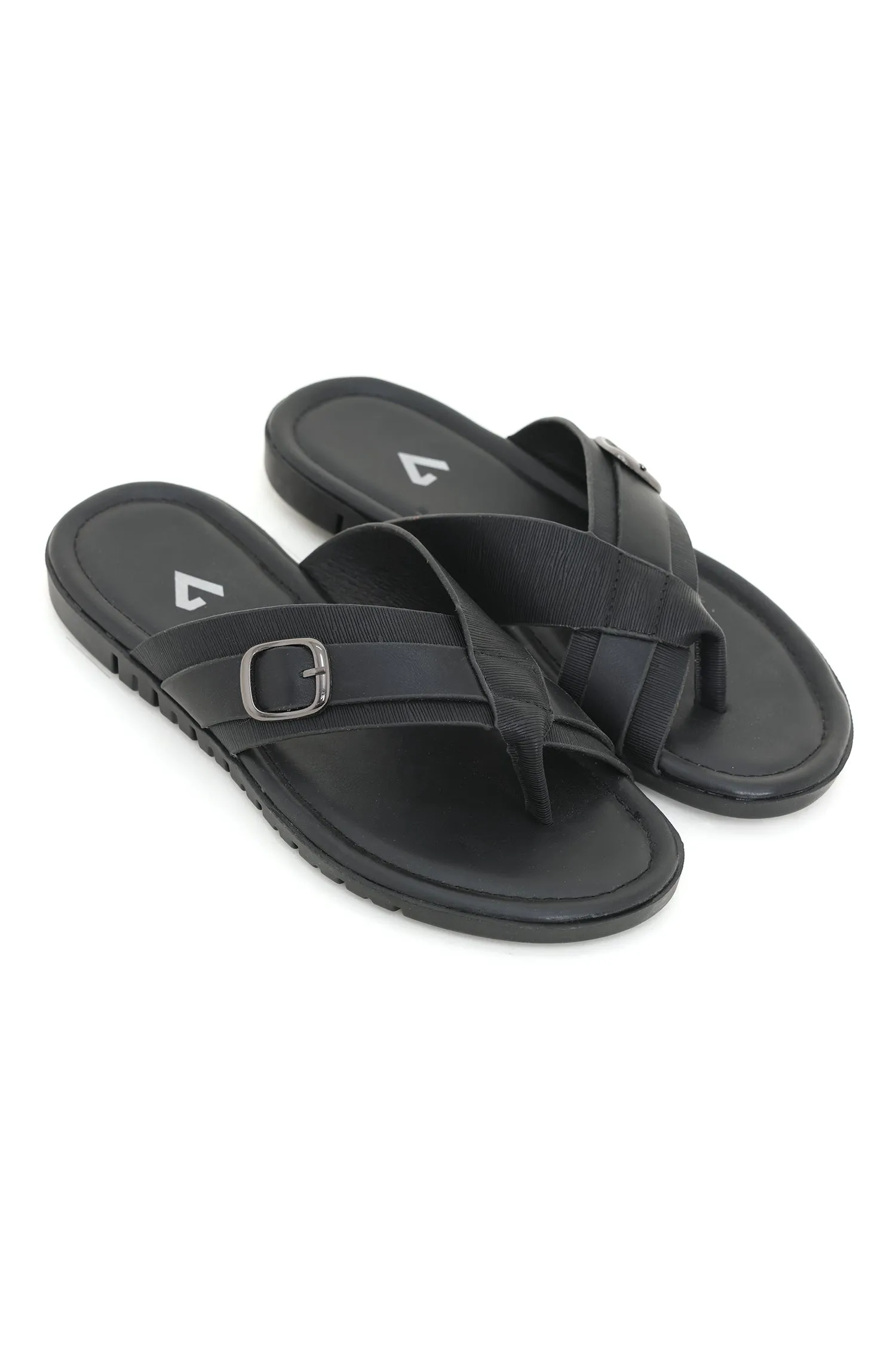 SUMMER CHIC SLIDES-BLACK