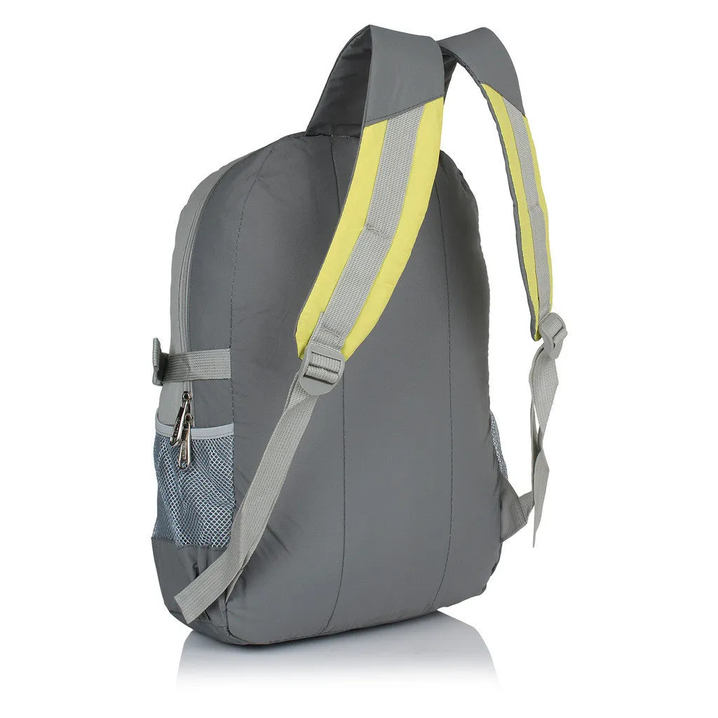 Suntop A90 22 L Backpack(Grey and Yellow)