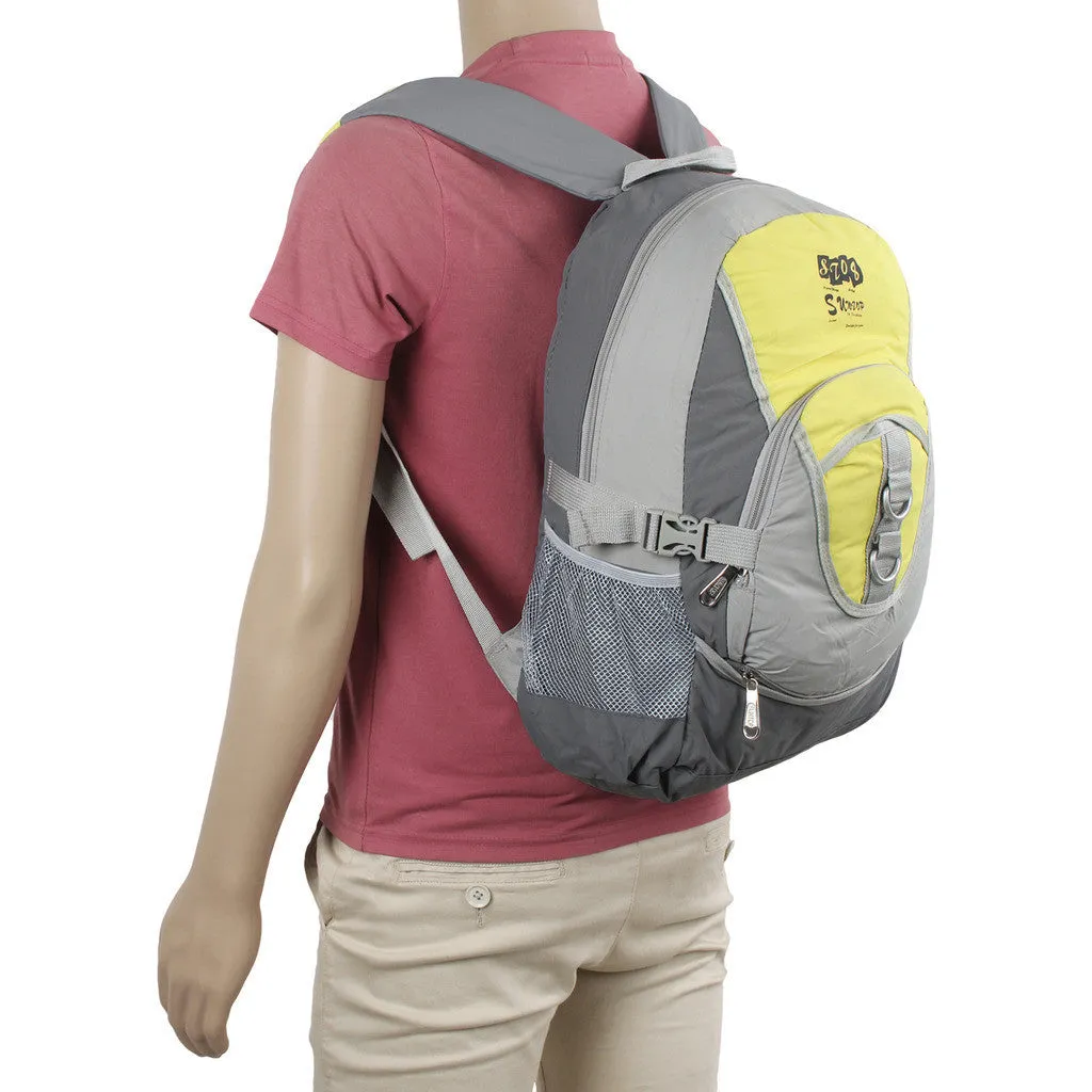 Suntop A90 22 L Backpack(Grey and Yellow)