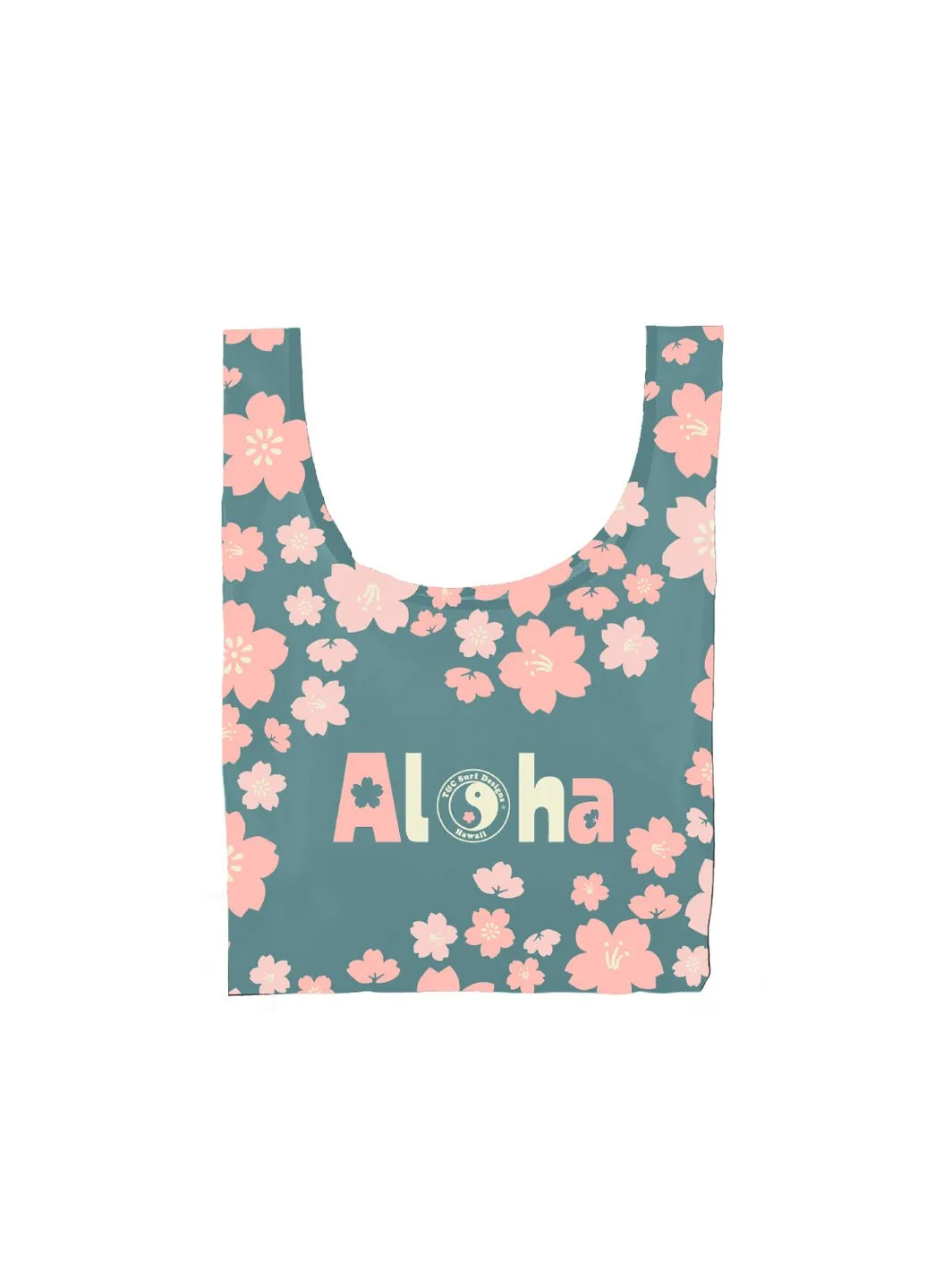 T&C Surf Cute Sakura Small Reusable Tote Bag