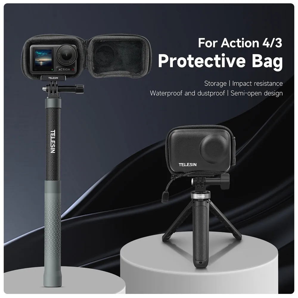 TELESIN Camera Storage Protective Bag for DJI ACTION 3/4