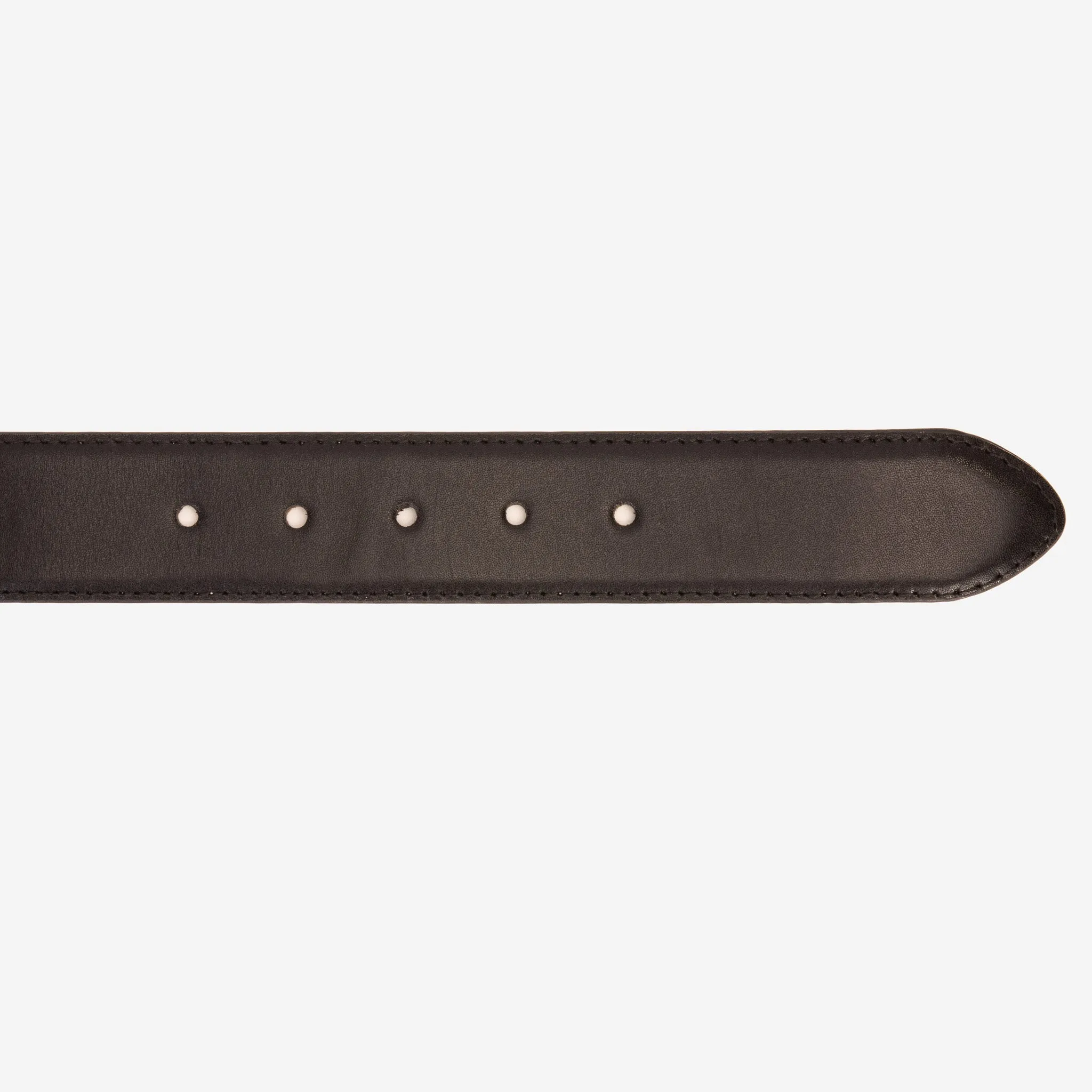 The Bogota Black Calfskin Belt