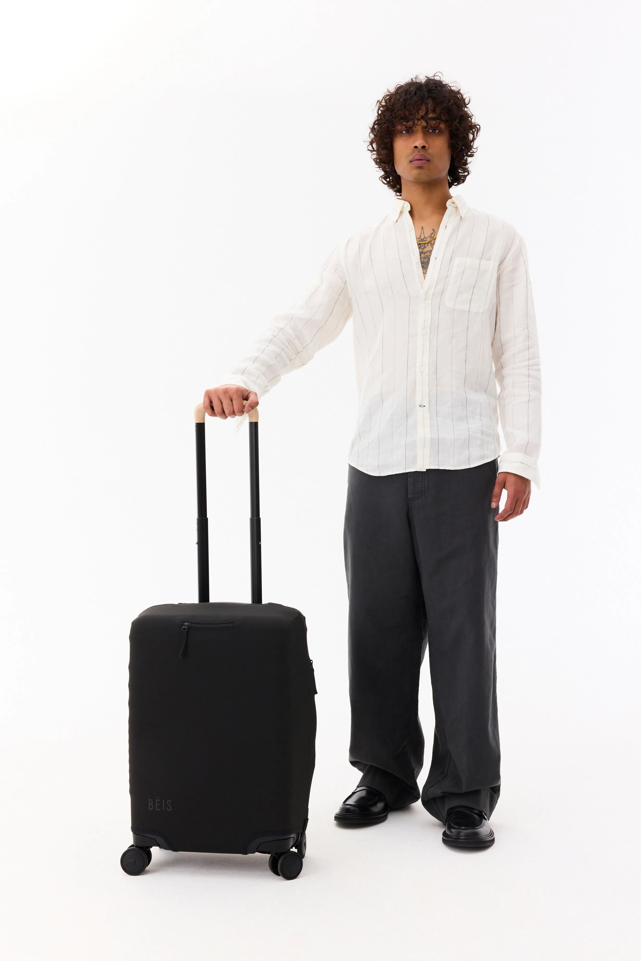 The Carry-On Luggage Cover in Black