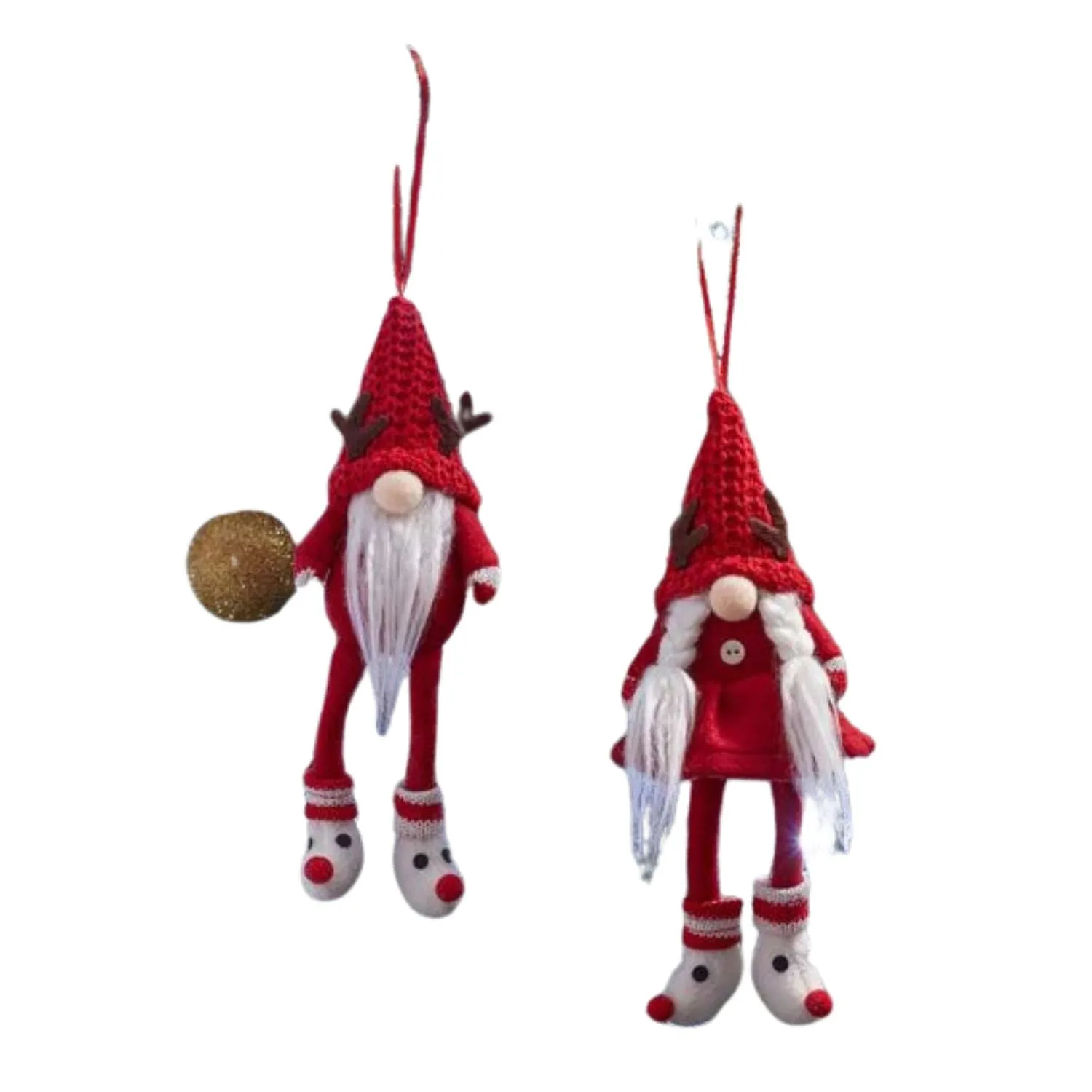 Three Kings Mr & Mrs Claus Hanging Decoration (Choice of 2)