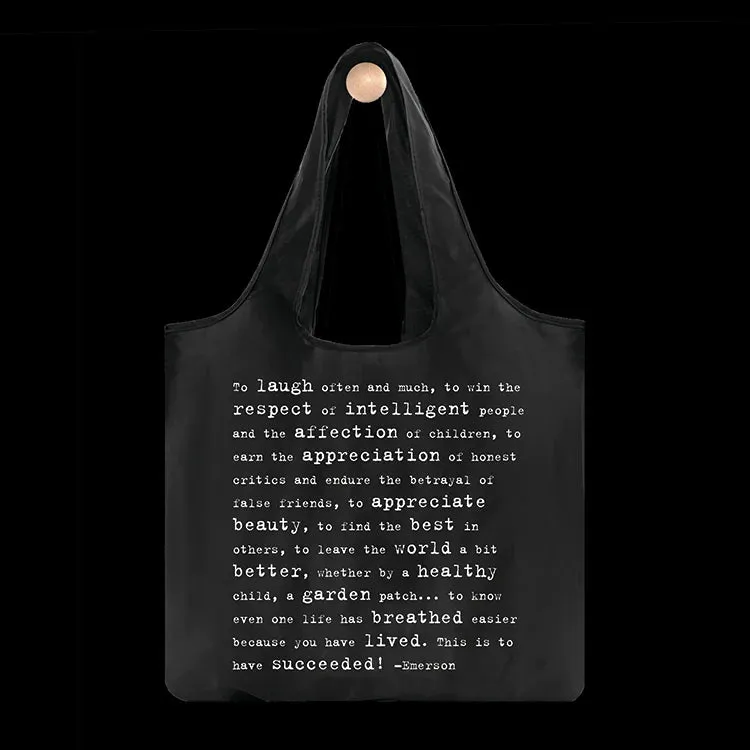 To Laugh Often Quotable Reusable Bag