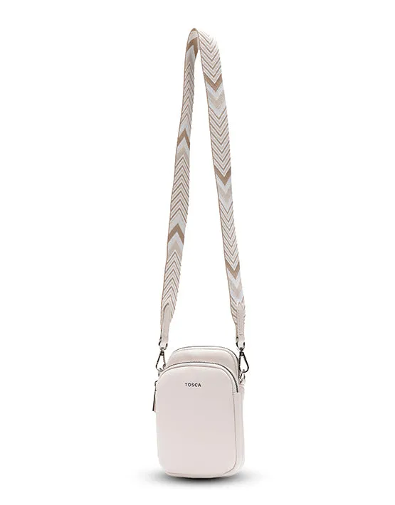 Tosca - TH054 Mini Utility Phone bag - Ivory