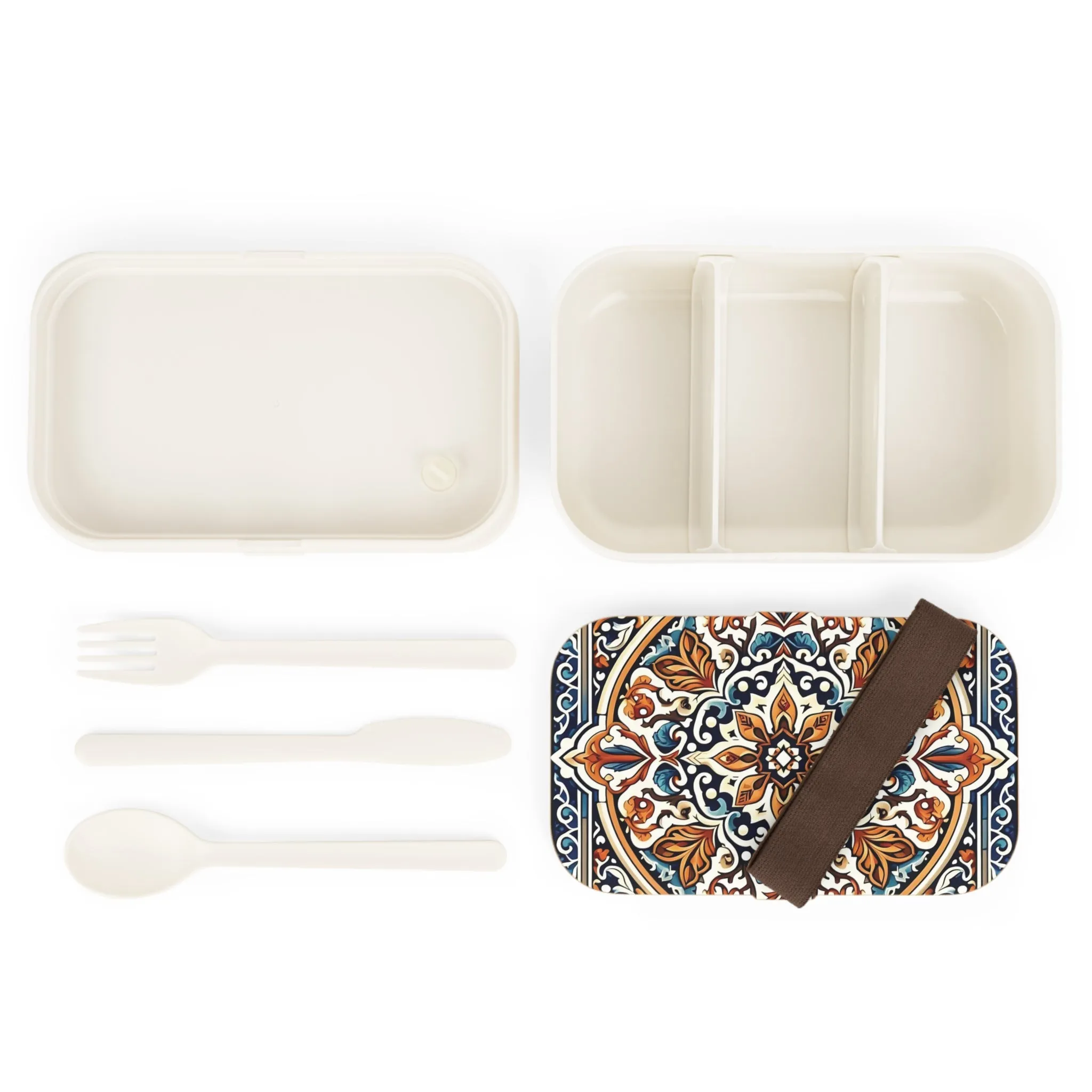 Traditional tile art watercolour effect Bento Lunch Box